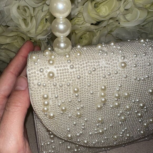 Pearl Bridal Bag House of Harlow 1960 - Picture 4 of 8